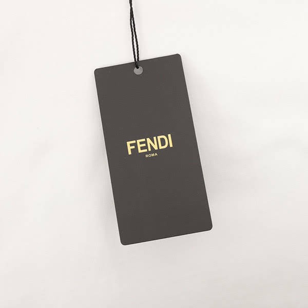 フェンディ ロゴ プリント コットン Tシャツ コピー fes50020